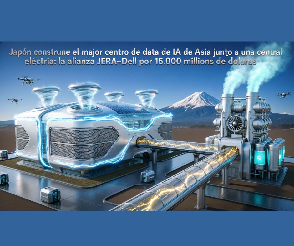 Japón construye el mayor centro de datos de IA de Asia junto a una central eléctrica: la alianza JERA–Dell por 15.000 millones de dólares